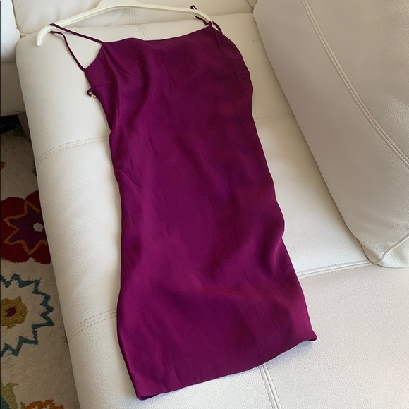 Lea Rome silk dress w Swarovski back-belt - Picture 4 of 10